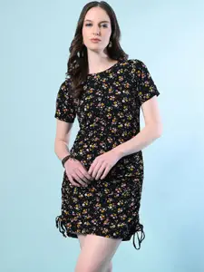 IUGA Floral Print Bodycon Mini Dress