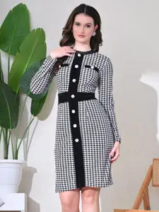 IUGA Print Bodycon Mini Dress