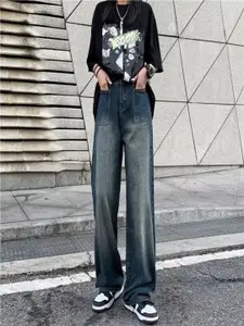 StyleCast Men Flared High-Rise Light Fade Jeans