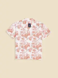 Allen Solly Junior Boys Opaque Printed Casual Shirt