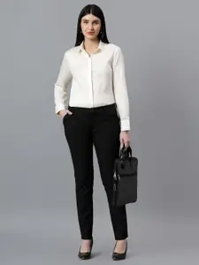 Cantabil Women Original Slim Fit Opaque Formal Shirt