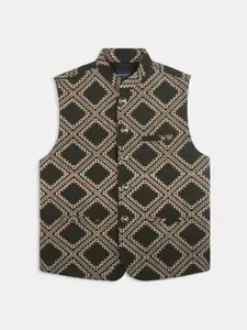 CHARCHIT Boys Lightweight Tailored Jacket with Embroidered