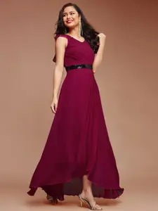 all about you Georgette Maxi Dress