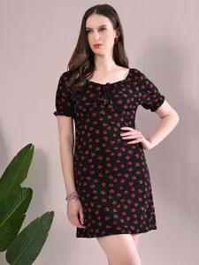 IUGA Floral Bodycon Mini Dress