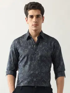 Arrow New York Men Slim Fit Opaque Printed Formal Shirt