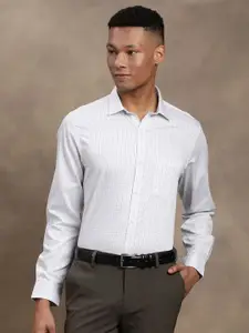 Turtle Men Standard Slim Fit Grid Tattersall Checks Opaque Checked Formal Shirt