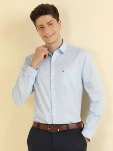 Allen Solly Men Slim Fit Opaque Printed Formal Shirt