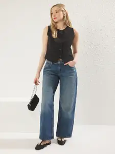 Trendyol Women Low Distress Light Fade Jeans