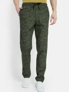 Octave Men Printed Cotton Track Pants
