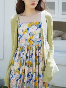 DressBerry Floral Print Maxi Dress