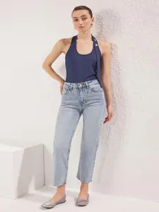 Trendyol Women Low Distress Heavy Fade Jeans