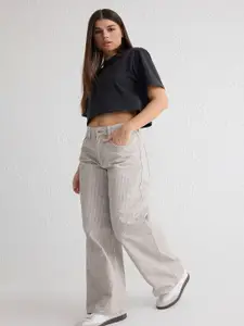 Trendyol Women Low Distress Heavy Fade Jeans