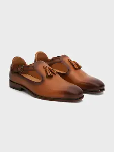 NAUVAB Men Leather Formal Derbys