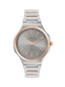 French Connection Men Dial & Stainless Steel Bracelet Style Straps Analogue Watch FCH16RTM