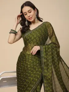 RATAN Poly Chiffon Saree