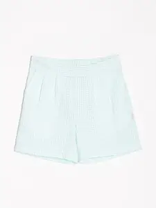Allen Solly Girls Striped Checked Shorts
