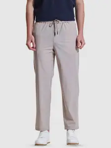 Snitch Men Beige Regular Fit Trouser