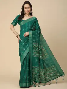 RATAN Floral Zari Art Silk Designer Saree