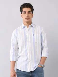 U.S. Polo Assn. Denim Co. Men Classic Opaque Striped Casual Shirt