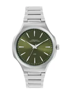 French Connection Men Dial & Stainless Steel Bracelet Style Straps Analogue Watch FCH16SM