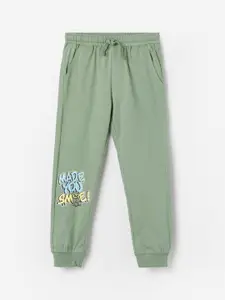 Fame Forever by Lifestyle Boys Printed Pure Cotton Joggers