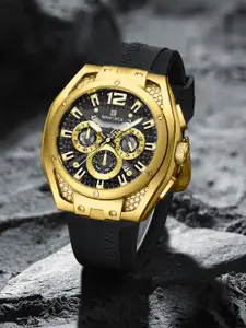 Naviforce Men Printed Dial & Straps Analogue Chronograph Watch NF8063_G B B