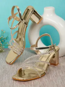 Flat n Heels Block Sandals with Tassels