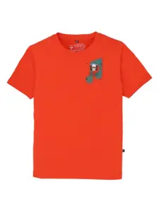 Status Quo Boys Printed Applique T-shirt