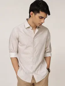 Andamen Men Premium Slim Fit Opaque Printed Casual Shirt