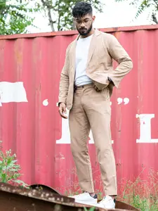 Tistabene Shirt Collar Linen Blazer With Trouser