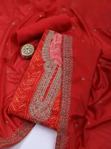 Meena Bazaar Printed Unstitched Dress Material