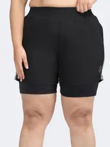 CHKOKKO Women Running Sports Shorts