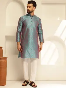 SOJANYA Woven Design Thread Work Straight Kurta