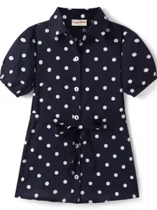 CrayonFlakes Polka Dot Print Shirt Dress