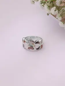 Mia by Tanishq 925 Sterling Silver Blossom Finger Ring
