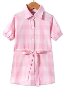 CrayonFlakes Checked Shirt Dress