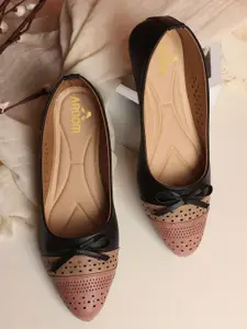 AROOM Women Embellished Fashion with Bows Flats