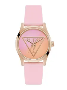 GUESS Women Brass Dial & Straps Analogue Watch U1440L3M