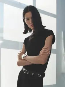 MANGO Extended Sleeve High-Neck Pullover