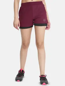 CHKOKKO Women Running Sports Shorts