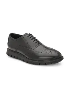 LEGWORK Men Leather Formal Brogues