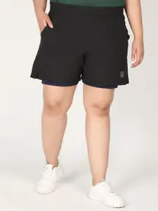 CHKOKKO Women Running Sports Shorts