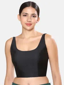 Studio Shringaar Sleeveless Padded Saree Blouse