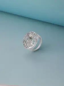 Mia by Tanishq 925 Sterling Silver Cubic Zirconia Studded Finger Ring