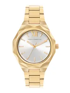 French Connection Women Dial & Stainless Steel Bracelet Style Straps Analogue Watch FCH1GM