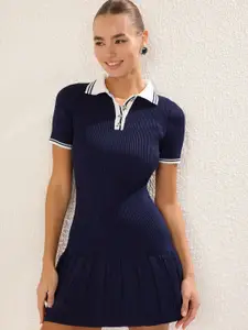 Trendyol Striped Peplum Mini Dress