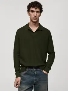 MANGO MAN Textured Pullover