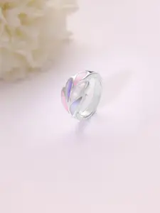 Mia by Tanishq 925 Sterling Silver Stone Studded Pastel Finger Ring