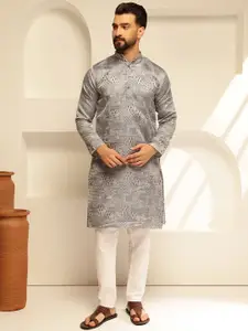 SOJANYA Woven Design Straight Kurta