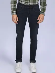 Wrangler Men Vegas Skinny Fit Low-Rise Light Fade Stretchable Jeans